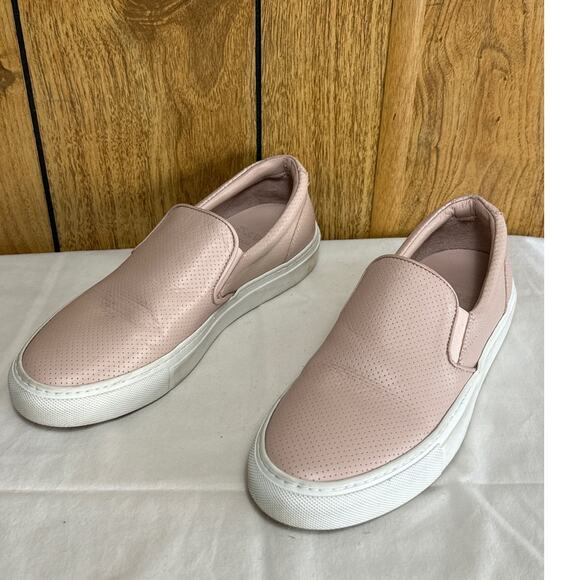 Greats Brooklyn The Wooster Leather Slip-On Sneakers Peach Pink Women’s 9.5 - Picture 1 of 7